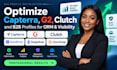 optimize capterra g2 clutch and b2b profiles for ORM and visibility