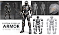 create custom cosplay armor, 3d printable armor and armor stl files