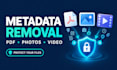 remove metadata from PDF, office, image, audio, and video files