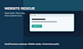 build a clean small business website with hosting handoff