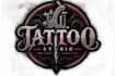 create a wonderful luxury tattoo studio logo