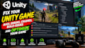 fix unity game bugs, errors, crashes, build issues and optimize your game