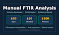 provide professional manual ftir spectrum analysis and interpretation