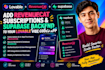 add revenuecat subscription and supabase backend to your lovable replit rork app