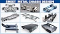 design sheet metal chassis, flat pattern dxf and fabrication ready cad