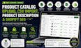 upload shopify products, create SEO product listing for your ecommerce store