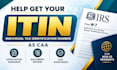 help get your itin individual tax identification number as caa