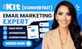 design kit landing page setup convertkit newsletter convertkit email sequence