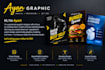 design modern restaurant food posters