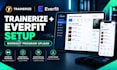 set up trainerize or everfit and upload your workout program