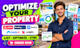 list, optimize your property on airbnb, guesty, bookingcom, sync beds24 lodgify