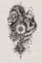 draw you meaningful custom tattoo design sketch