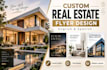 design a professional real estate property flyer