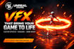 create stunning unreal engine vfx, niagara effects, and particle systems