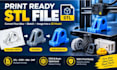 convert your idea into a print ready stl files for 3d printing
