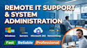 provide remote IT support and troubleshoot your windows mac computer