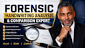 do forensic handwriting analysis and comparison, forgery signature detection