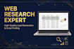 do web research, lead generation and find valid emails