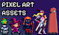 make pixel art assets and animations