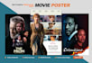 design a professional hollywood movie poster