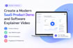 create a modern saas product demo and software explainer video