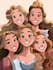 create a disney cartoon illustration