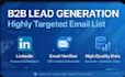 do b2b lead generation linkedin verified email list building