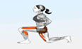 create 3d gym animation and fitness exercise animation loops