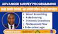 do advanced surveymonkey, qualtrics survey programming and survey logic