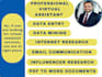 internet research, data entry services