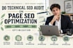 do technical seo audit on page se0 optimization aeo geo gbp aio optimization