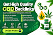 create cbd, cannabis, marijuana, and vape backlinks via guest post and SEO