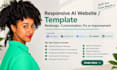 design or redesign hostinger website, wordpress, bluehost, squarespace website