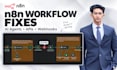 fix n8n workflow errors, debug ai agents, API and webhook integrations