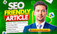 write 30 SEO friendly articles for quick google adsense approval