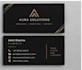 design a professional business card in canva