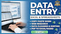 do data entry, excel data entry, PDF to excel data entry