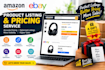 do  ebay product listing and product hunting