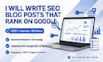 write SEO blog posts, articles, website content and ebook