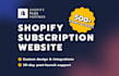 build shopify subscription website with recurring payments feature