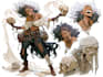 character concept art and character design
