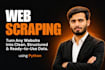 do web scraping, product scraping, product listing and data scraping for you