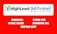 setup ghl landing page ghl website  campaign and automation setup