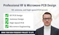 design and simulate rf and microwave circuit especially power amplifier and pcb