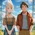 design anime couple illustrations