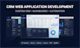 build custom CRM web application and dashboard