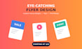 design an eye catching flyer using canva templates