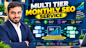 run a 30 day multi tier SEO and backlink campaign