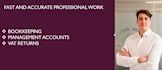 carry out management accounts bookkeeping payroll consulting