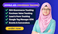 set up ga4 ecommerce, google ads conversion tracking by GTM